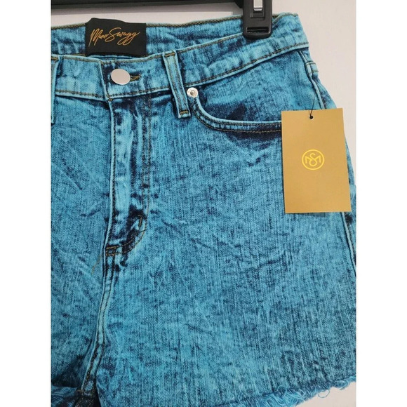 Womens Turquoise Shorts - Size Large - MuurSwag - NWT - Picture 5 of 15